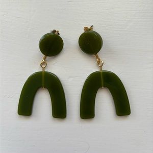 Madewell Acrylic Arch Earrings